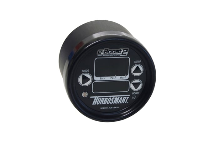 Turbosmart eBoost2 HP - 60mm Black Face/Black Bezel 120psi Boost Controller w/ 4 Port Solenoid - REWRK Collective