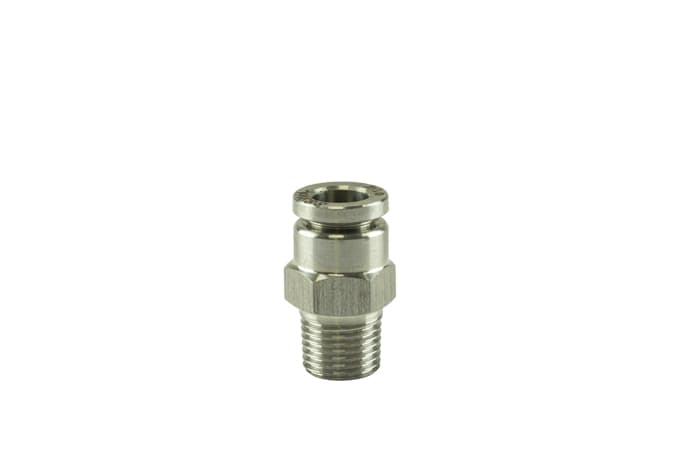 Turbosmart 1/8in NPT to Straight 1/4in Pushloc Stainless Steel - REWRK Collective