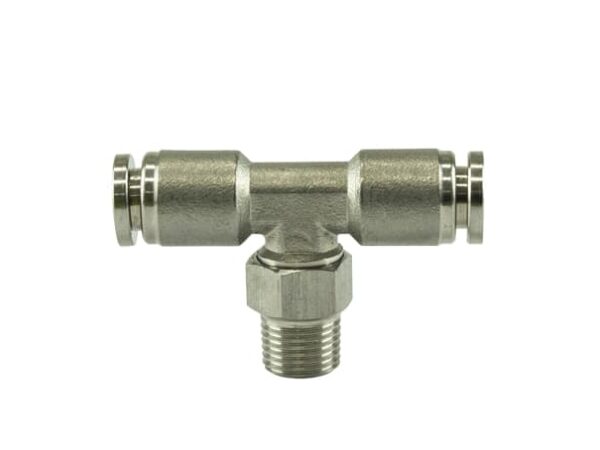 Turbosmart 1/8 NPT to TEE 1/4 Pushloc Stainless Steel - REWRK Collective