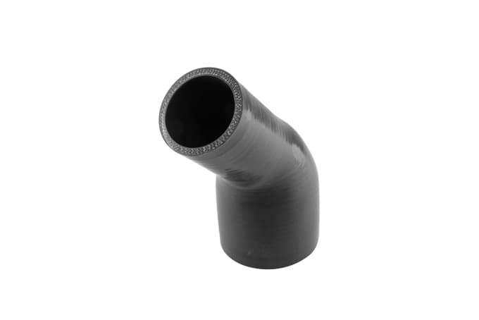 Turbosmart Hose 45 Deg Reducer Elbow 2.00-3.00 - Black - REWRK Collective