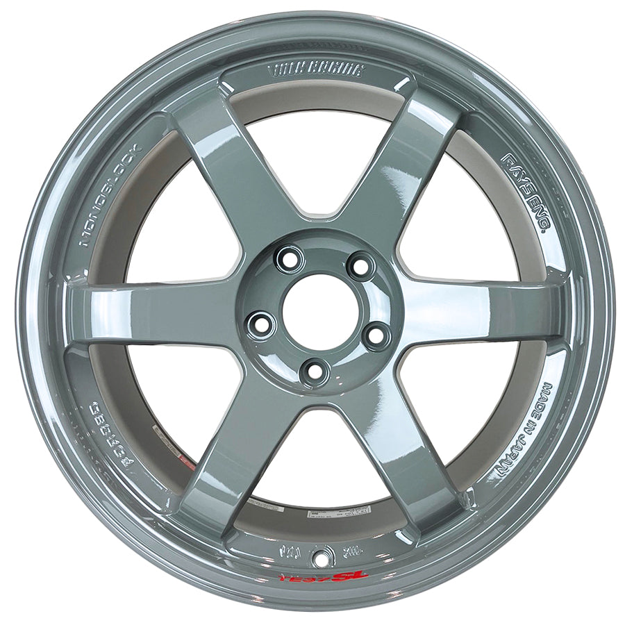 Volk Racing TE37SL 15X8.0+32 5-114.3 Glossy Gray Wheel