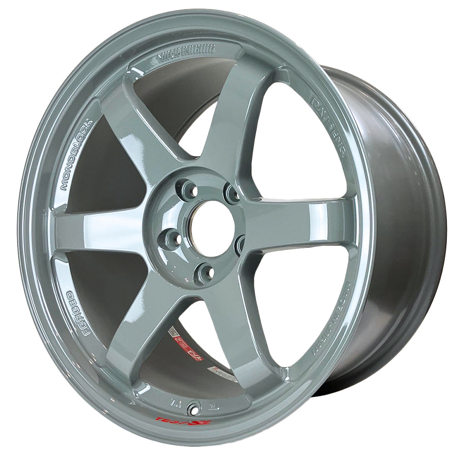 Volk Racing TE37SL 18X10.5+15 5-114.3 Glossy Gray Wheel