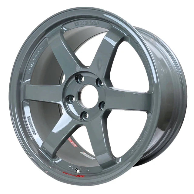 Volk Racing TE37SL 19X9.5+22 5-112 Glossy Gray Wheel