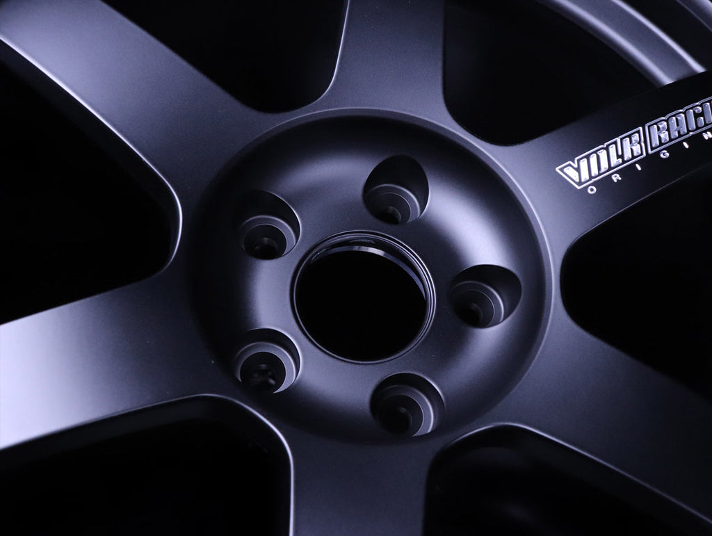 Volk Racing TE37 Saga Time Attack 18X11.0+12 5-114.3 Matte Black / REDOT Wheel