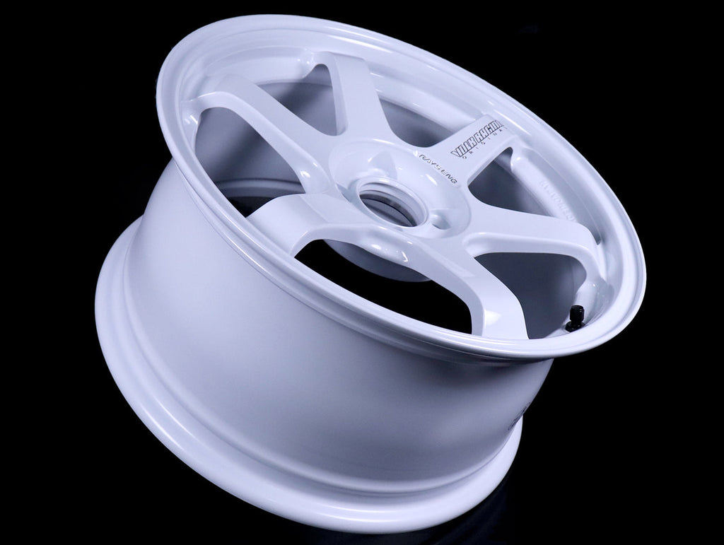 Volk Racing TE37 Sonic 15X7.0+35 4-100 Dash White Wheel
