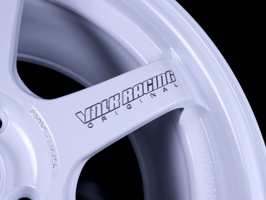 Volk Racing TE37 Sonic 15X7.0+35 4-100 Dash White Wheel