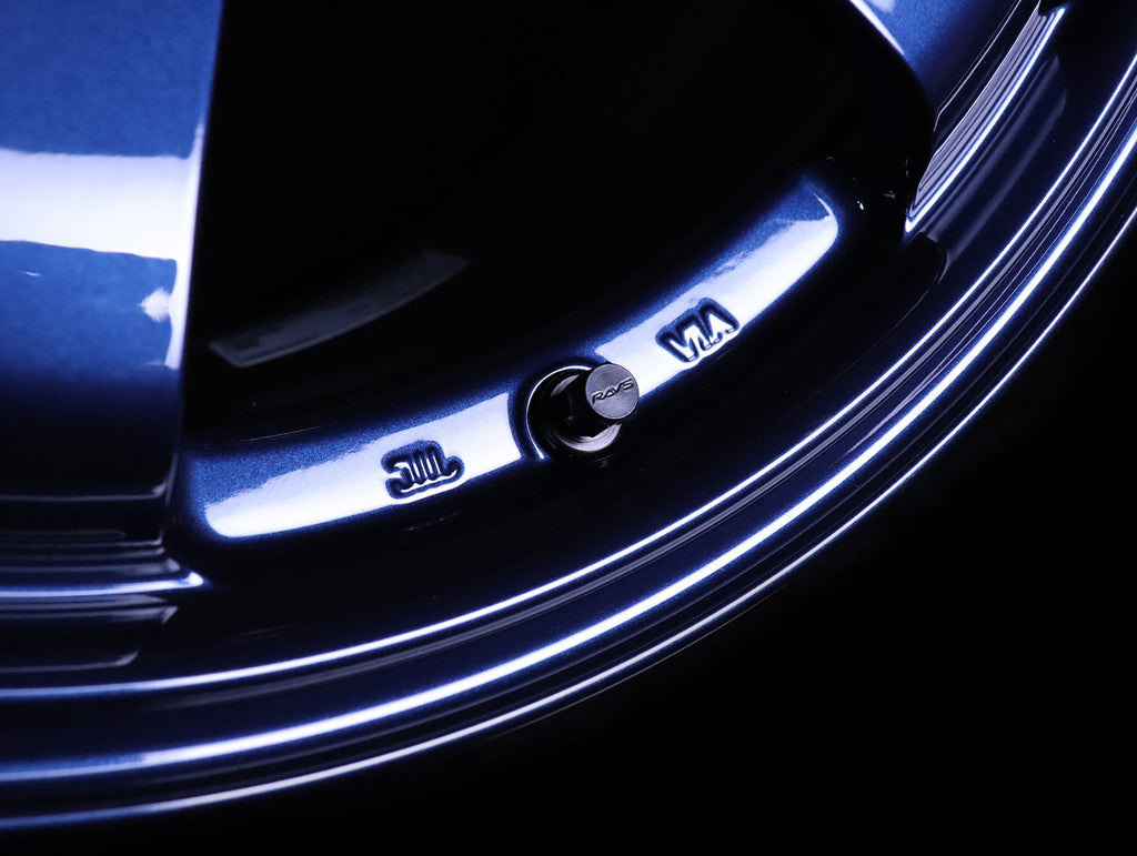 Volk Racing TE37X Progressive 16X8.0+00 6-139.7 Mag Blue Wheel