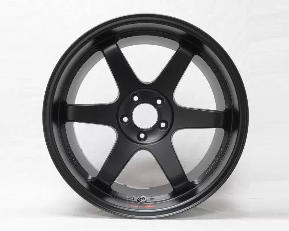 Volk Racing TE37SL 19X9.5+22 5-112 Flat Black Wheel