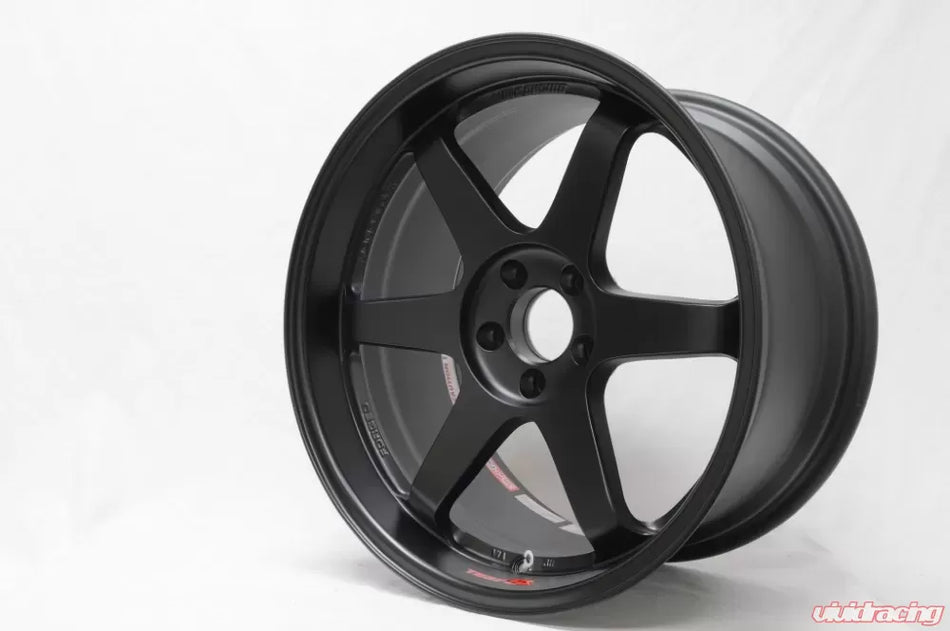 Volk Racing TE37SL 19X9.5+22 5-112 Flat Black Wheel