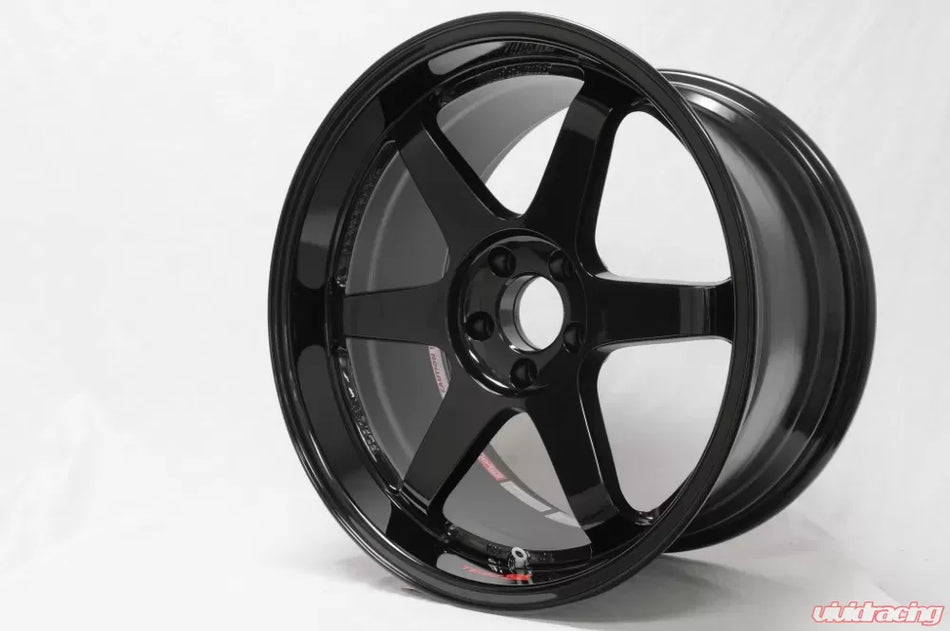 Volk Racing TE37SL 18X10.5+15 5-114.3 Gloss Black Wheel