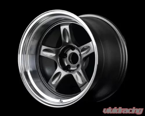 Volk Racing 21C 18X9.5+22 5-112 Dark Gunmetal / Rim DC Wheel
