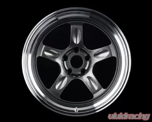Volk Racing 21C 18X9.5+22 5-112 Dark Gunmetal / Rim DC Wheel