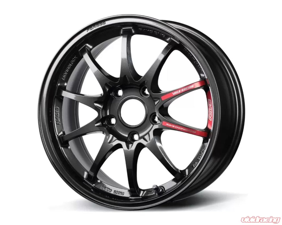 Volk Racing CE28 Club Racer II Black Edition 18X9.5+45 5-100 Diamond Dark Gunmetal Wheel