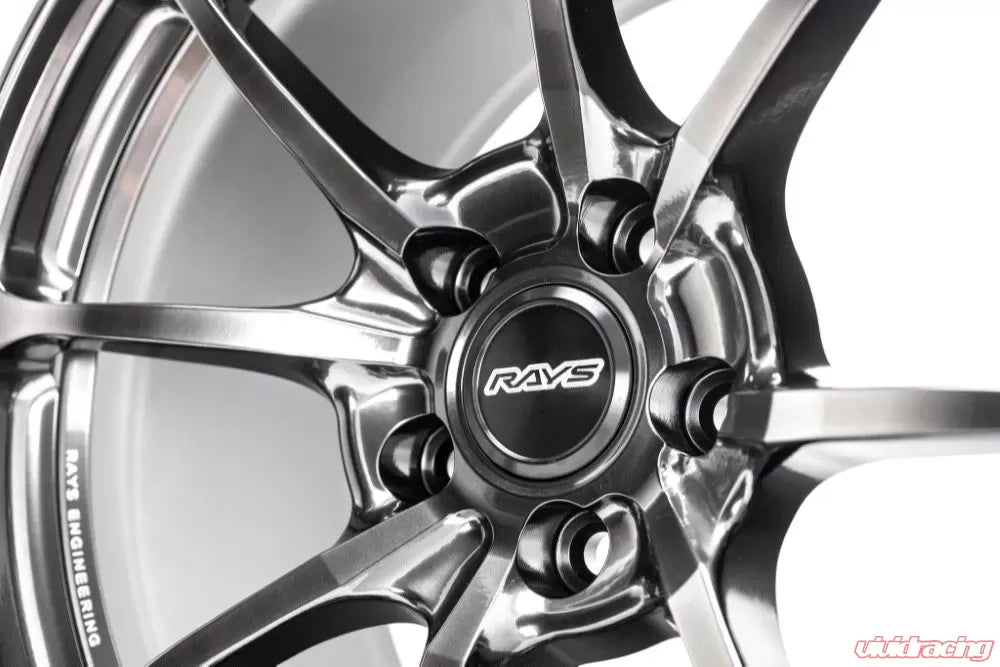 Volk Racing NE24 19X9.5+22 5-114.3 Shining Black Metal Wheel