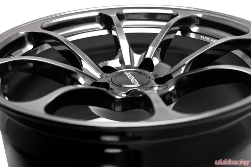 Volk Racing NE24 19X10.5+35 5-112 Shining Black Metal Wheel
