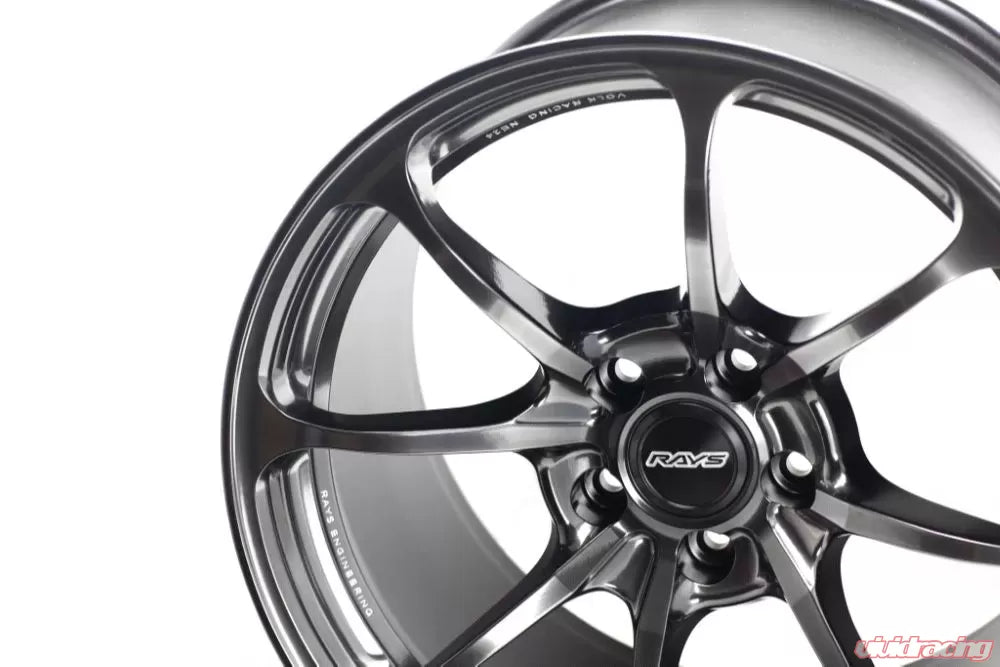 Volk Racing NE24 19X10.5+35 5-112 Shining Black Metal Wheel