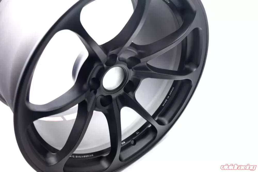 Volk Racing NE24 18X12.0+26 5-114.3 Matte Gun Black Wheel