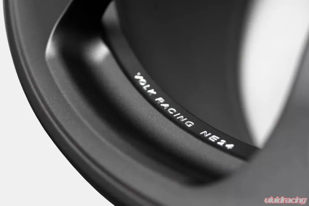 Volk Racing NE24 18X12.0+26 5-114.3 Matte Gun Black Wheel