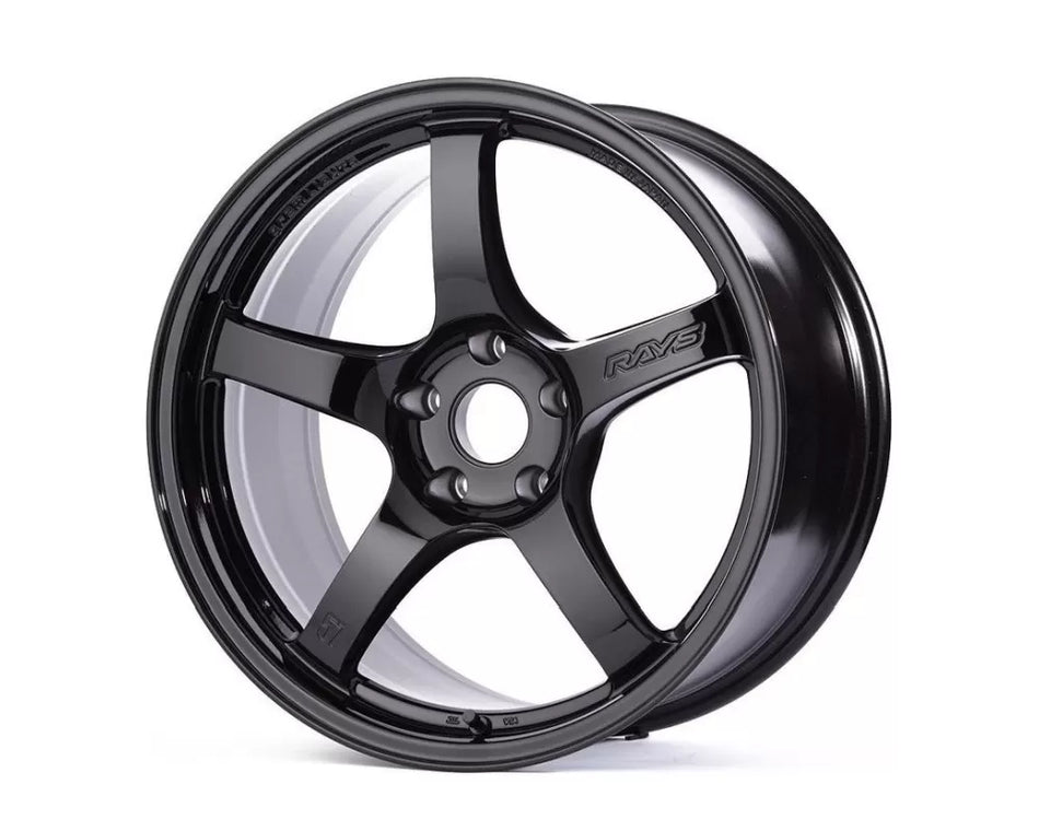 Gram Lights 57CR 17X9.0+38 5-100 Glass Black Wheel