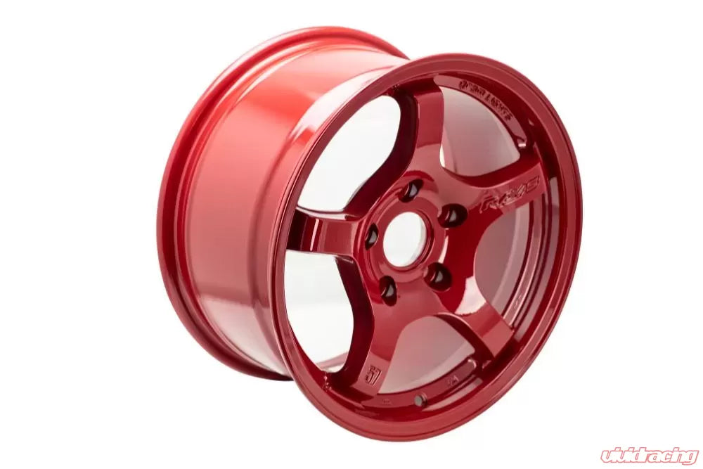 Gram Lights 57CR 18X9.5+38 5-114.3 Milano Red Wheel