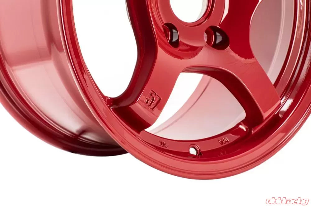 Gram Lights 57CR 18X9.5+38 5-100 Milano Red Wheel