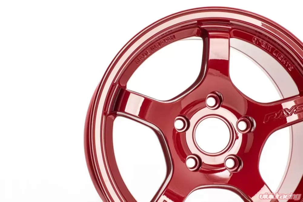 Gram Lights 57CR 18X9.5+38 5-100 Milano Red Wheel
