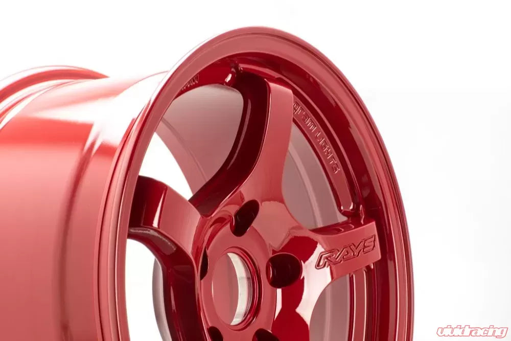 Gram Lights 57CR 18X9.5+38 5-100 Milano Red Wheel