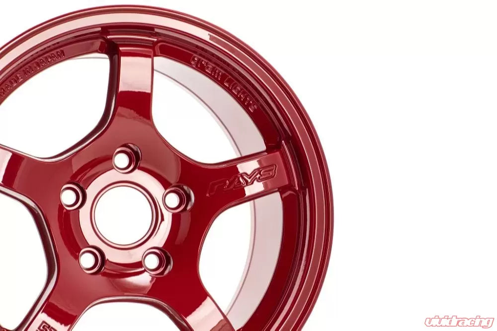 Gram Lights 57CR 18X9.5+38 5-114.3 Milano Red Wheel