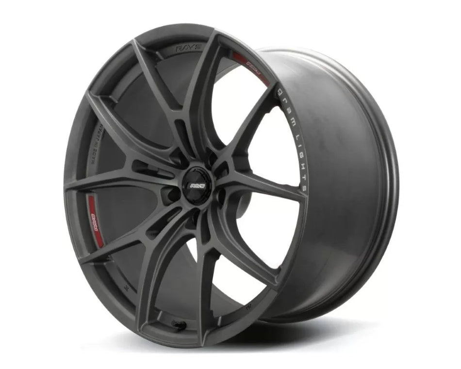 Gram Lights 57FXZ Overseas 19X9.5+25 5-112 Matte Graphite Wheel