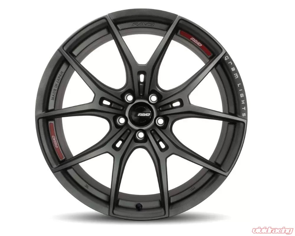 Gram Lights 57FXZ Overseas 19X9.5+25 5-112 Matte Graphite Wheel