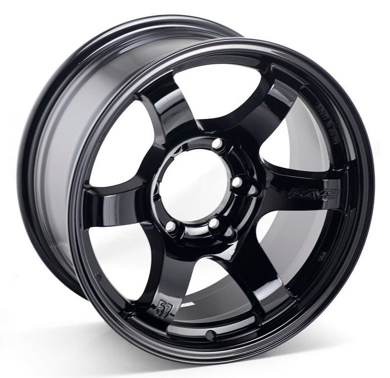 Gram Lights 57DR-X 17X8.5+00 6-139.7 Glossy Black Wheel