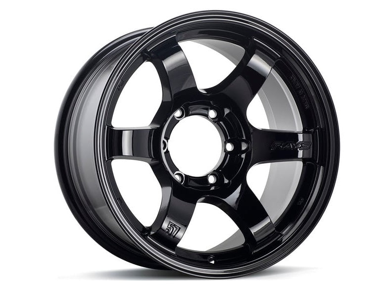 Gram Lights 57DR-X 17X8.5+00 6-139.7 Glossy Black Wheel