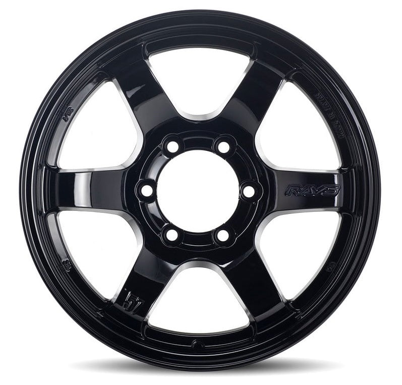 Gram Lights 57DR-X 17X8.5+00 6-139.7 Glossy Black Wheel