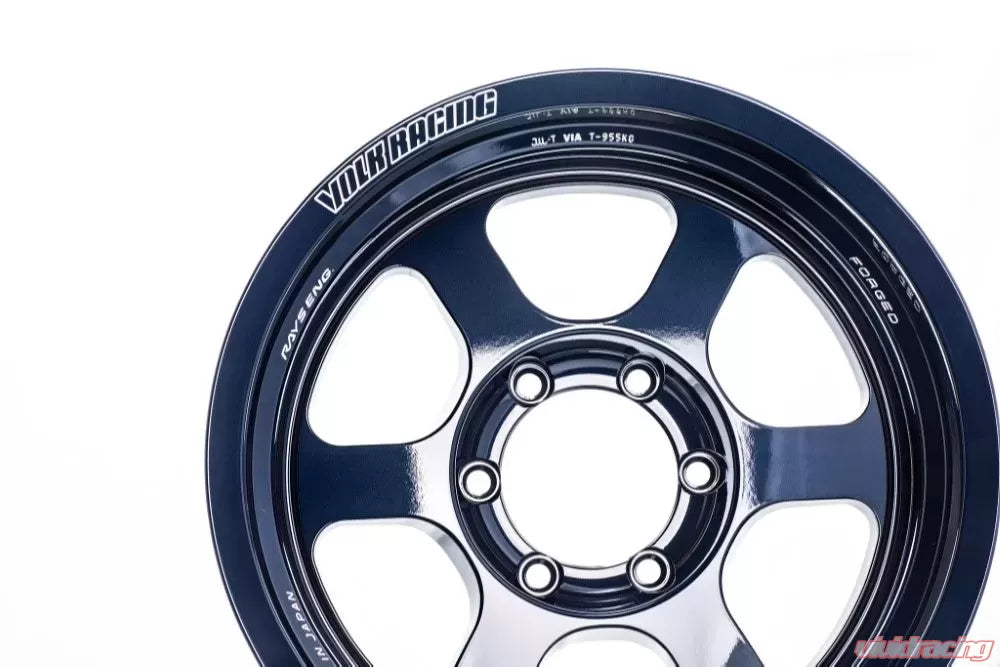 Volk Racing TE37XT M-Spec 18X9.5+00 5-150 Mag Blue Wheel
