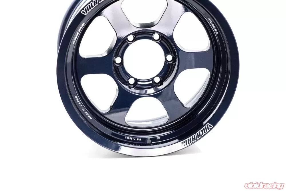 Volk Racing TE37XT M-Spec 17X8.5-10 6-139.7 Mag Blue Wheel
