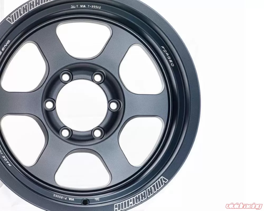 Volk Racing TE37XT M-Spec 17X8.5-10 6-139.7 Metal Blue Gunmetal Wheel