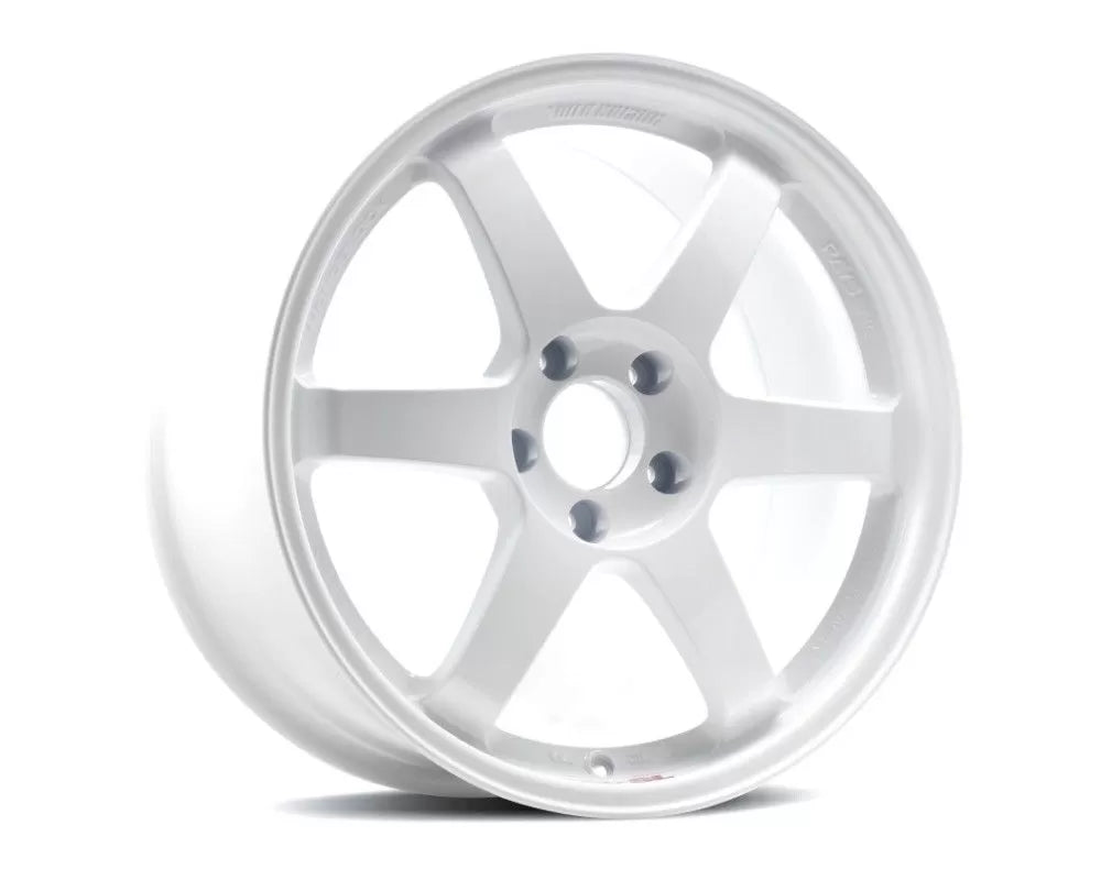 Volk Racing TE37SL 19X9.5+22 5-114.3 Dash White Wheel