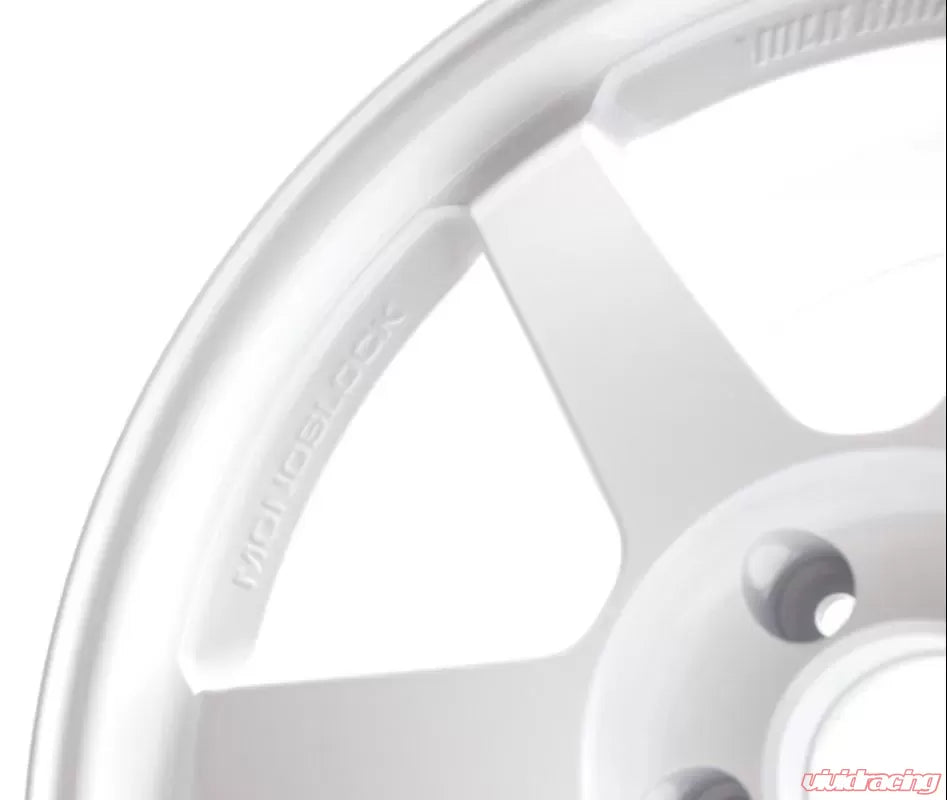 Volk Racing TE37SL 19X9.5+22 5-114.3 Dash White Wheel