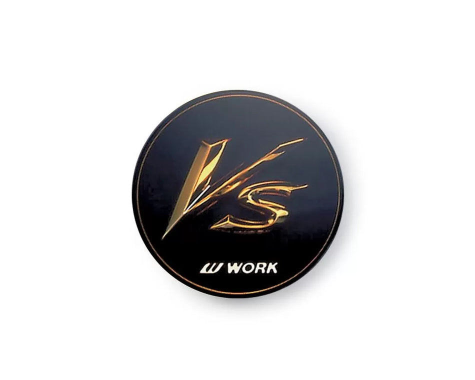 Work Wheels VS-XX Series Black/Gold Small Base Center Cap - REWRK Collective