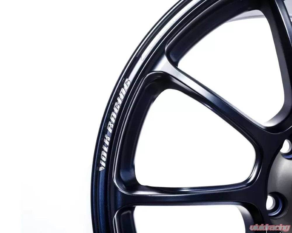 Volk Racing ZE40 Time Attack III 18X10.5+14 5-114.3 Metallic Blue/Matte Black Clear Wheel