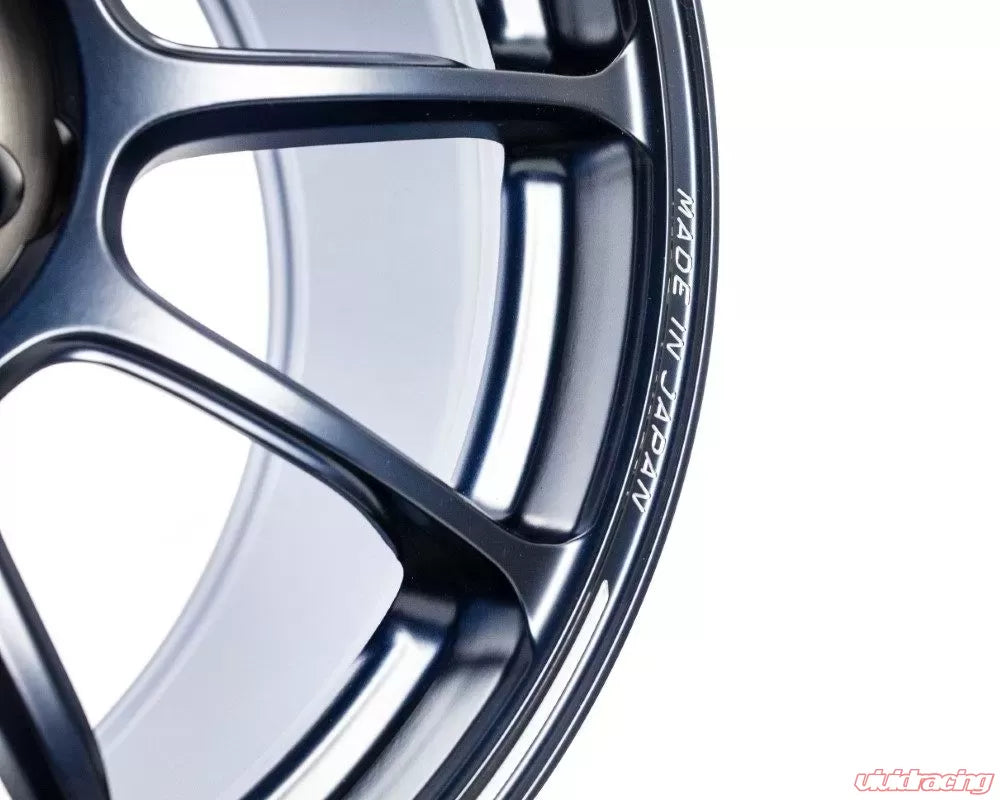 Volk Racing ZE40 Time Attack III 18X10.5+14 5-114.3 Metallic Blue/Matte Black Clear Wheel