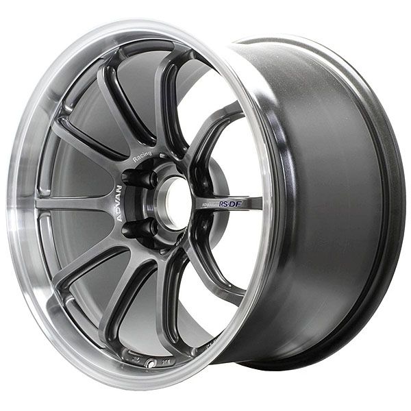 Advan RSDF 19X10.0+25 5-114.3 Machining & Racing Hyper Silver Wheel