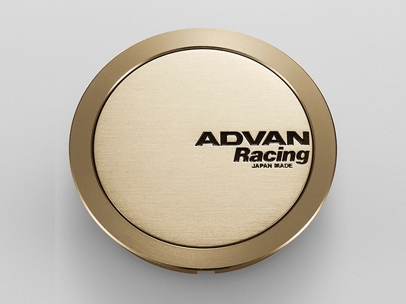 Advan 63mm Full Flat Centercap - Bronze Alumite - REWRK Collective