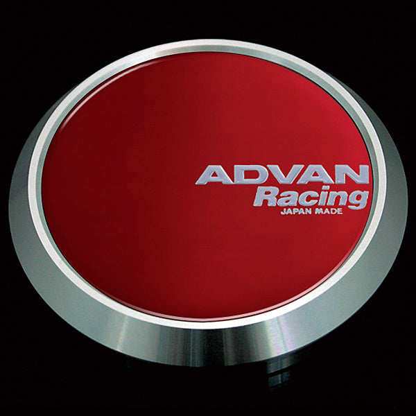 Advan 63mm Flat Centercap - Candy Red - REWRK Collective