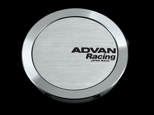 Advan 63mm Full Flat Centercap - Silver Alumite - REWRK Collective