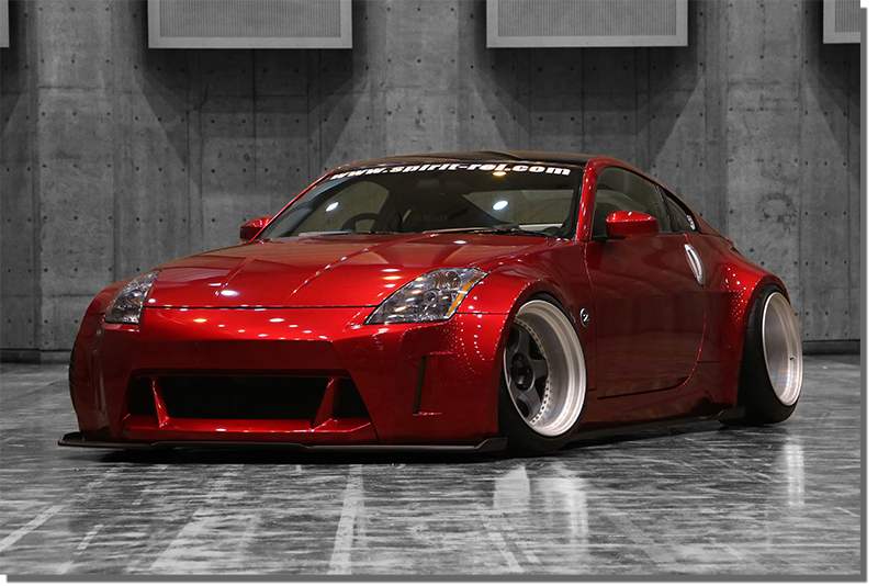 Spirit REI Nissan Fairlady Z33 350Z "Kaen" KAEN Wide Body Kit