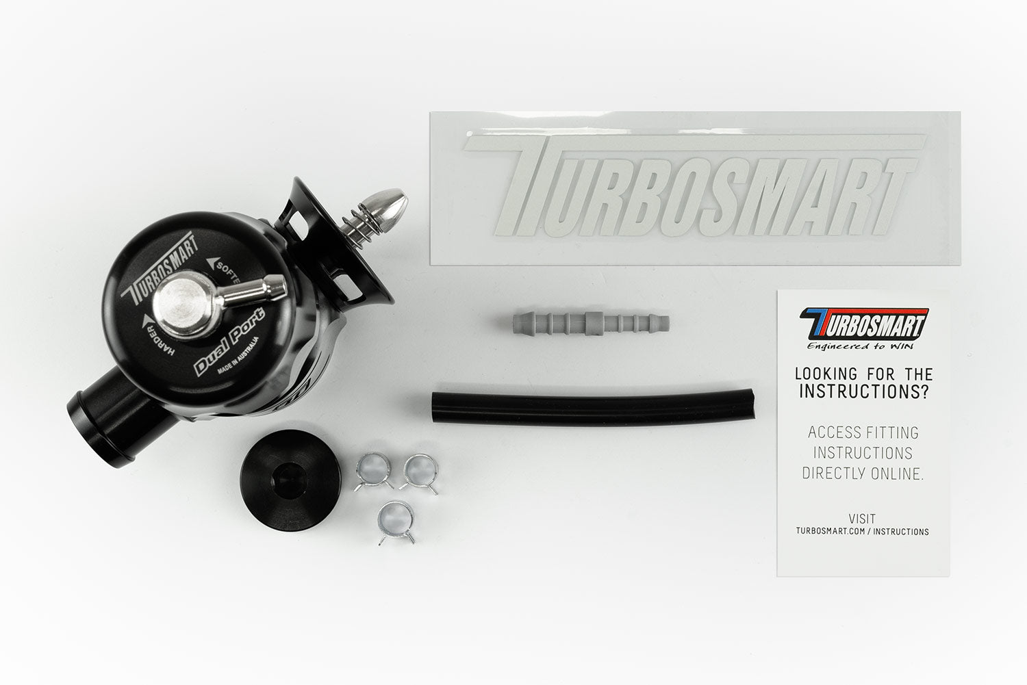 Turbosmart 15 Subaru WRX BOV Smart Port Black - REWRK Collective