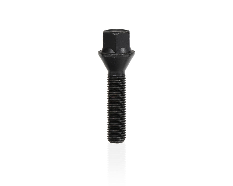 Eibach Wheel Bolt M12 x 1.5 x 43mm x 17mm Hex Taper-Seat - Black Finish - REWRK Collective