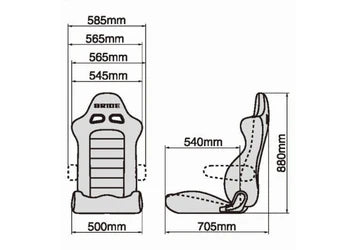 BRIDE EUROGHOST Reclining Bucket Seat - REWRK Collective