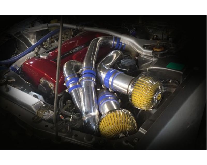 GReddy Twin Airinx Complete Suction Intake Kit w/Airflow Meter Elimination | 1995-2002 Nissan Skyline GT-R (11920235)